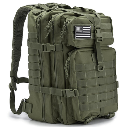 fachgo | 50L Man Tactical Backpacks Outdoor Traveling Bags Outdoor 3P School Pack EDC Molle Pack For Trekking Hunting Bag