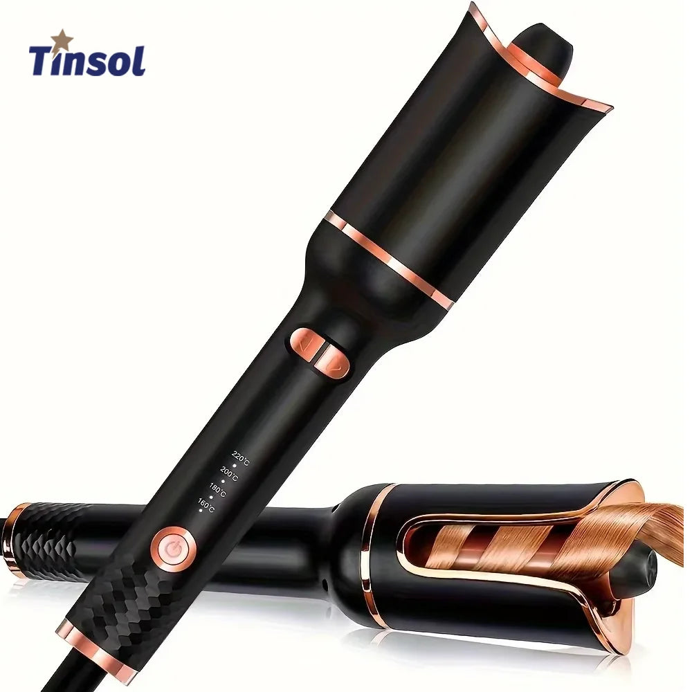 fachgo | Automatic Hair Curler Auto Hair Curling Iron Ceramic Rotating Air Curler Air Spin Wand Styler Curl Machine Magic Hair Curler