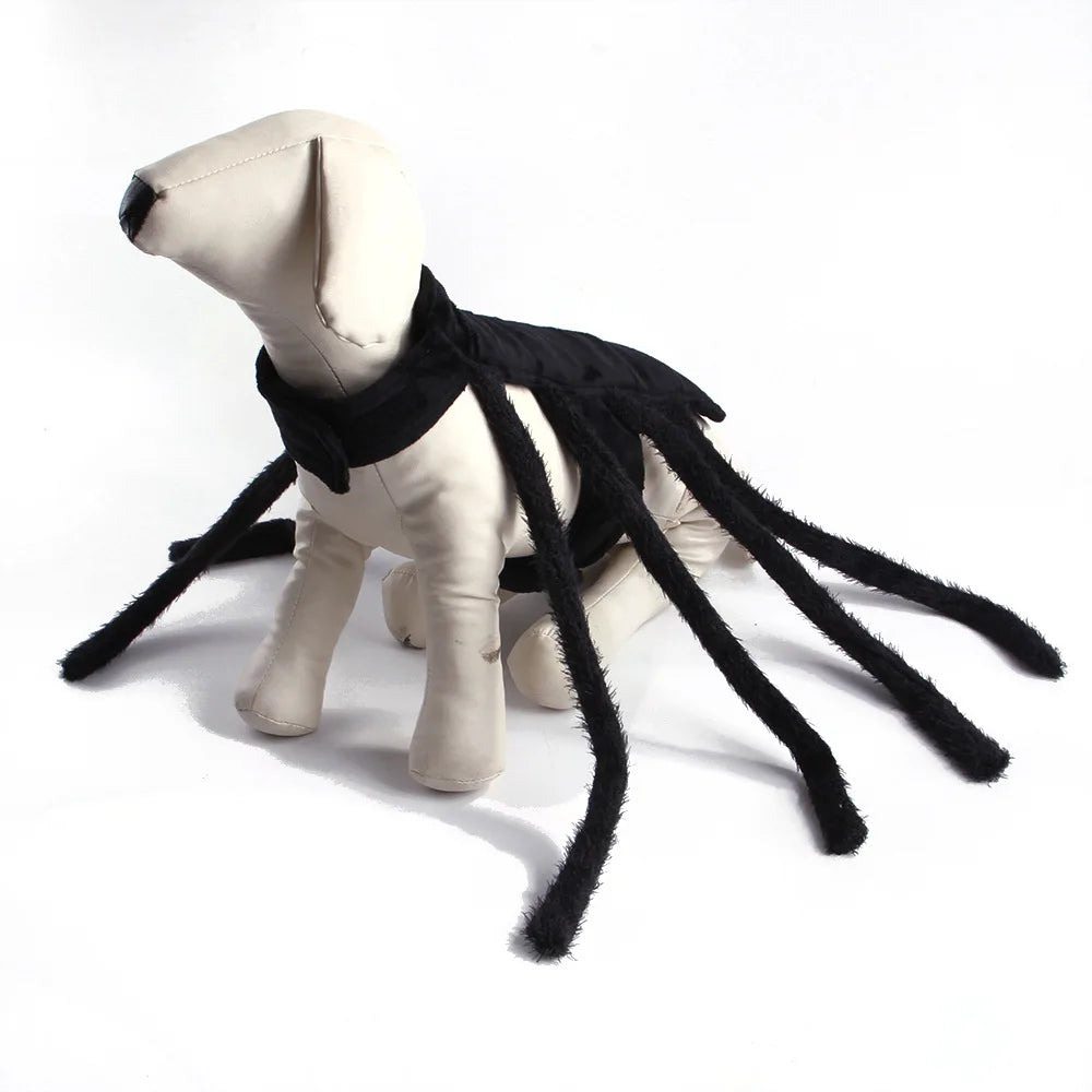 Halloween Spider Pet Costume for Cats Small Medium Dogs Funny Cosplay Outfit Puppy Party Dress Up Costume