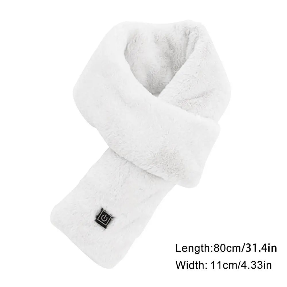 Heating Scarf USB Rechargeable Electric Heated Scarf Soft Heating Neck Wrap Three-gear Temperature Control Neck Wrap Warme