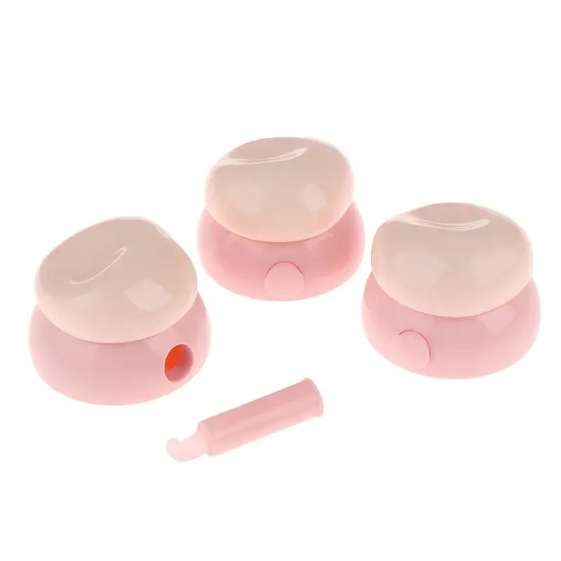 fachgo | 3.5g Mini Cosmetic Empty Jar Pots Makeup Skincare Container Face Cream Box Lip Balm Box With Silicone Spoon Refillable Bottles