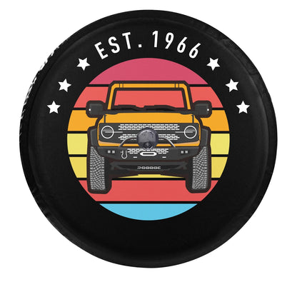 fachgo | LS AUTO Car Exterior Accessories 32 Inches Spare Tire Cover Back Wheel Cover Storage Bag Protector For Ford Bronco 2021 2022