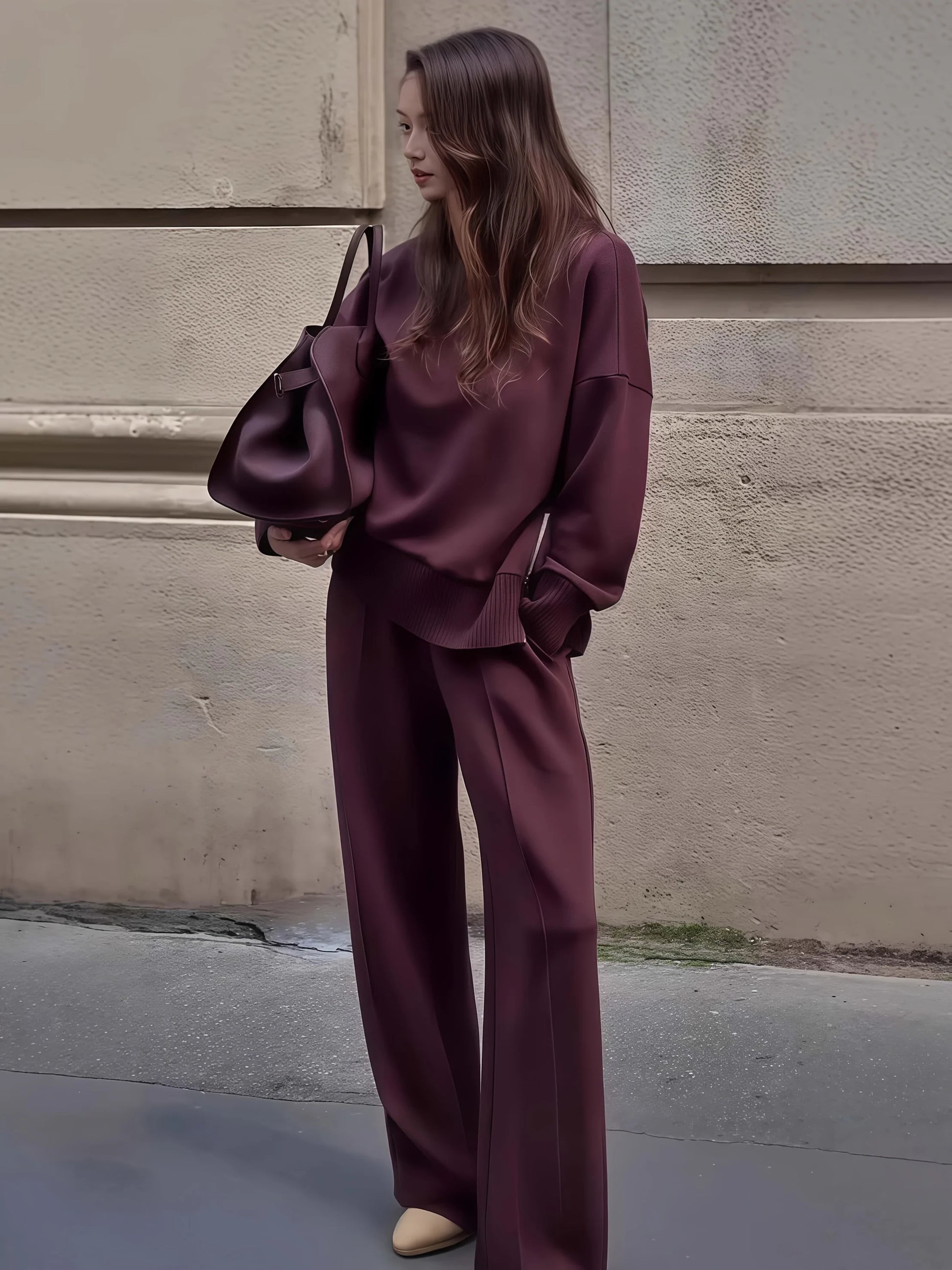 fachgo | Women’s Casual Two-Piece Sportswear Set
