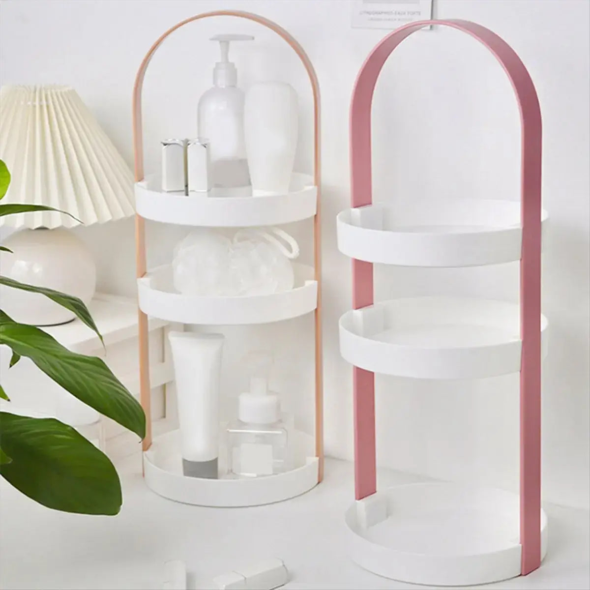 fachgo | [CLOS] Cosmetic Organizer, Makeup Organizer, Storage Box, Make Up Storage with Handle, Make Up Storage for Cosmetics, D
