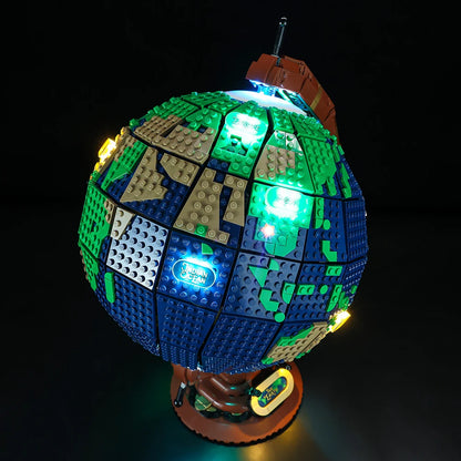 LED Lighting & Nameplate Options for The Globe 21332