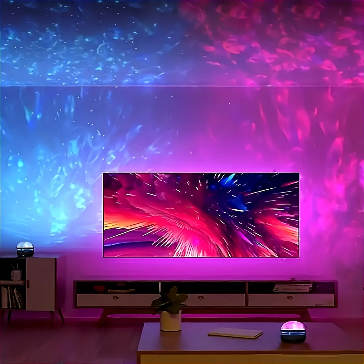 LED Ambient Light Projector with Remote