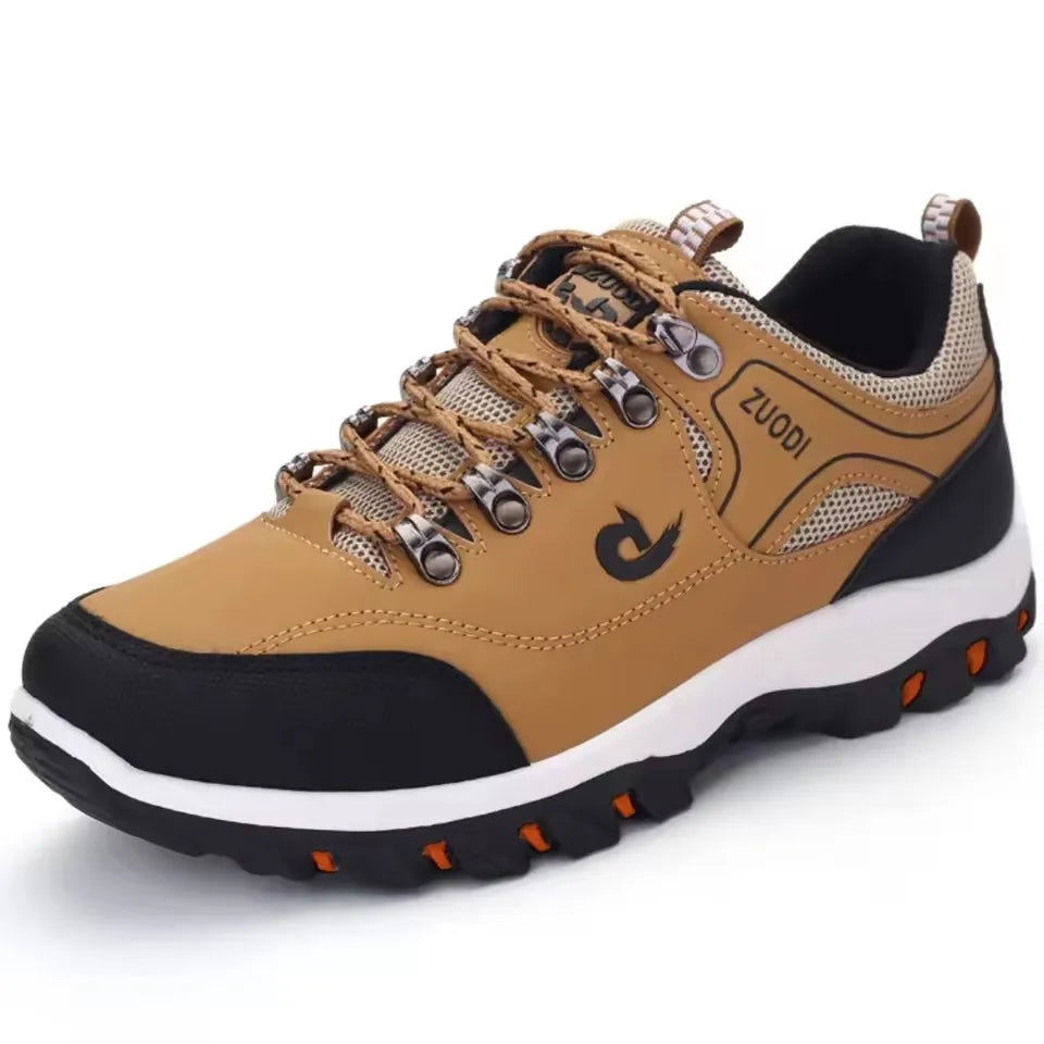 fachgo | Men Shoes Leather Casual Shoes For Men Sneakers Spring Autumn Winter Shoes For Male Tennis Lightweight Walking Shoes