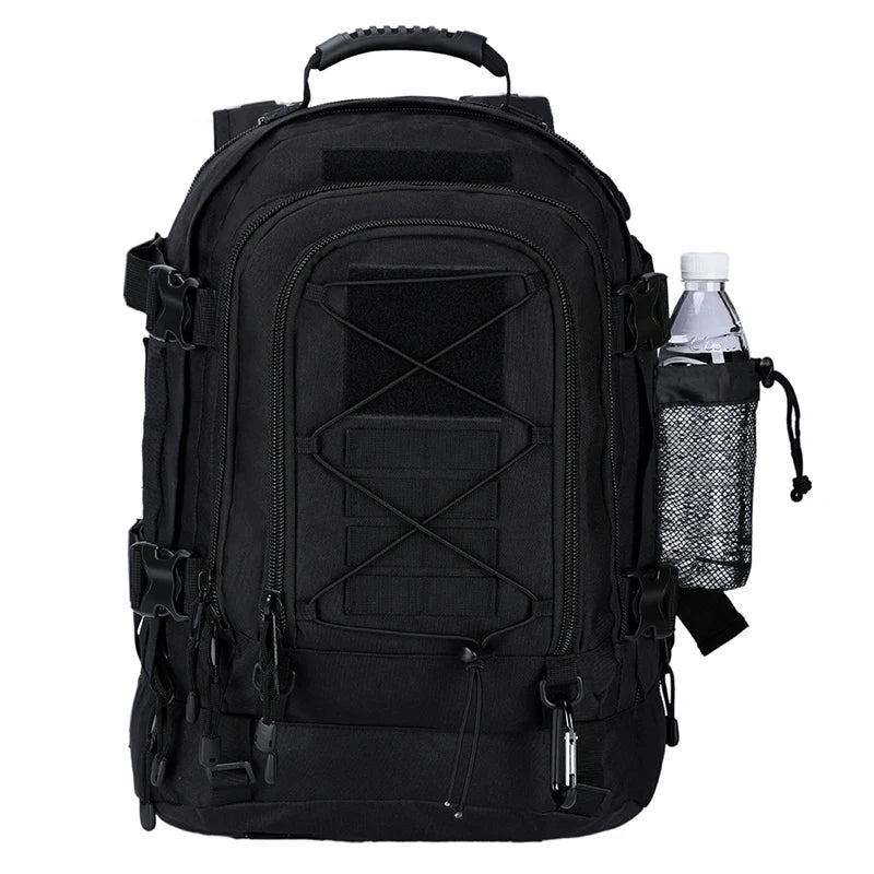 fachgo | LQARMY 65L Outdoor Tactical Backpack Men's Outdoor Hiking Bag Large Capacity Military Army Bags Travelling Camping Rucksack