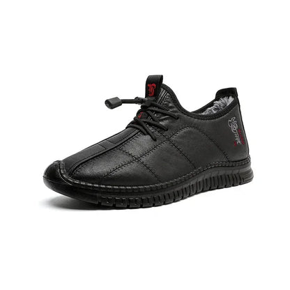 fachgo | Winter men's boots are warm waterproof non slip thick walking boots, and oversized work shoes for men aged 38-48 platform boots