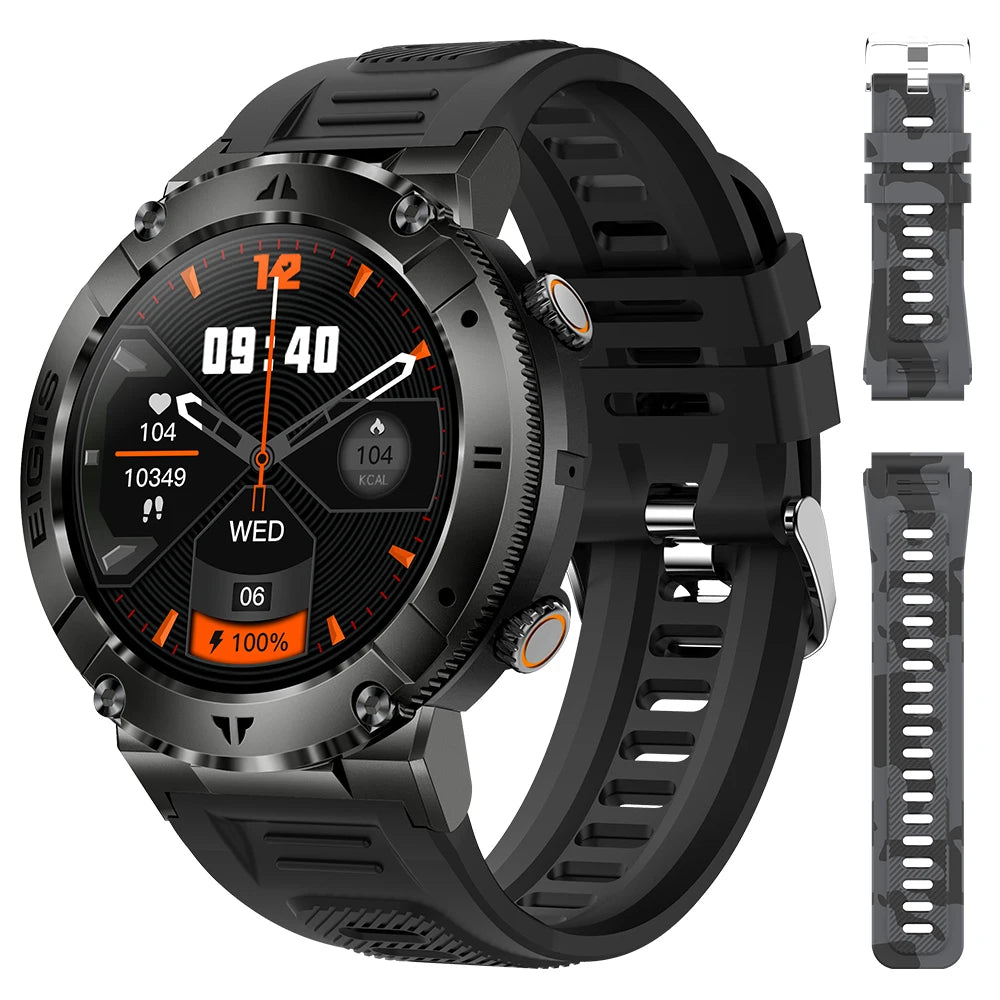 fachgo | LaNikar Smart Watch Men TFT Display Bluetooth Call Blood Pressure Sport Fitness Health Monitor Custom Dial Waterproof Smartwatch