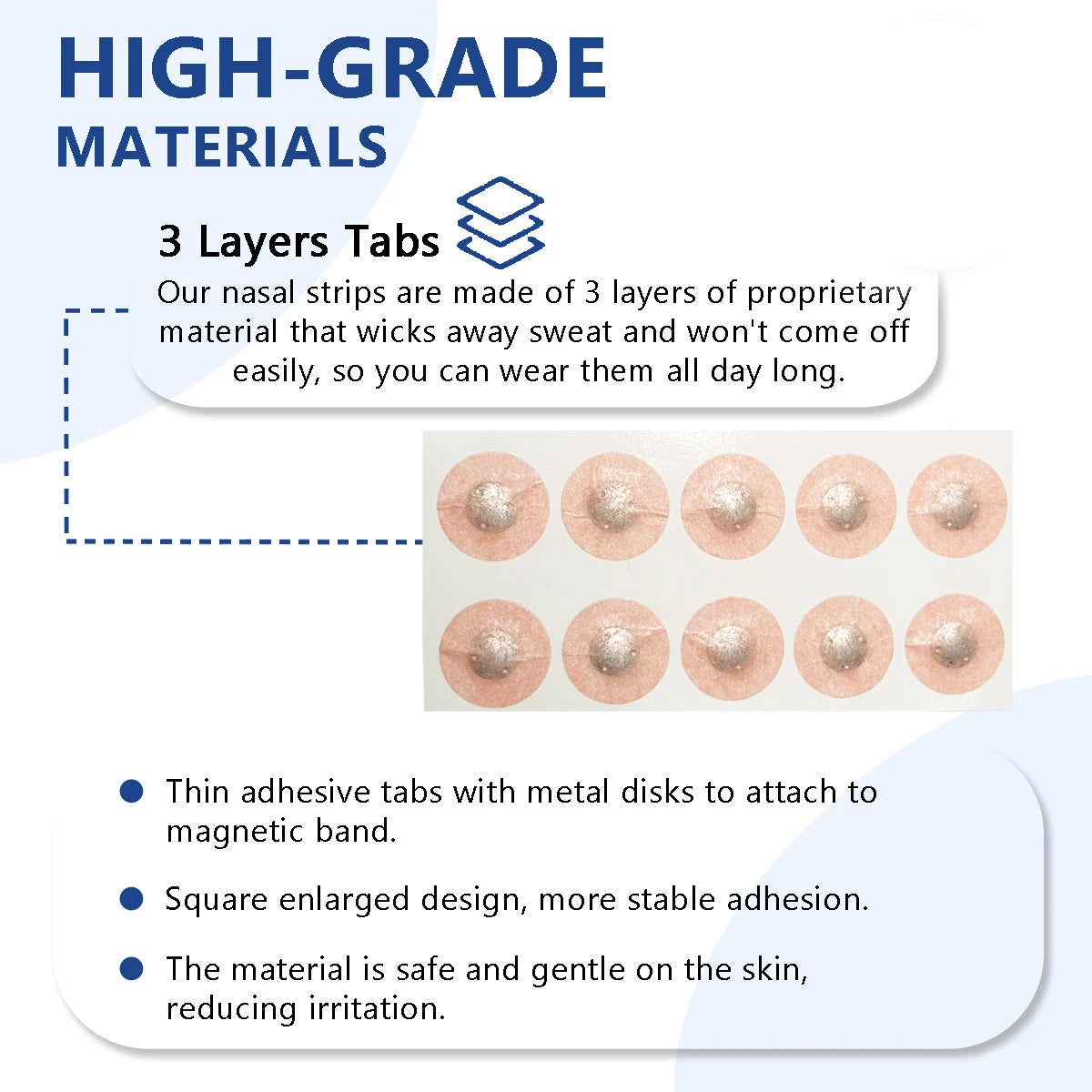 fachgo | Nasal breathing dilators Magnetic Nasal Strips Increase Air Intake Improve Sleep Quality Reduce Snoring