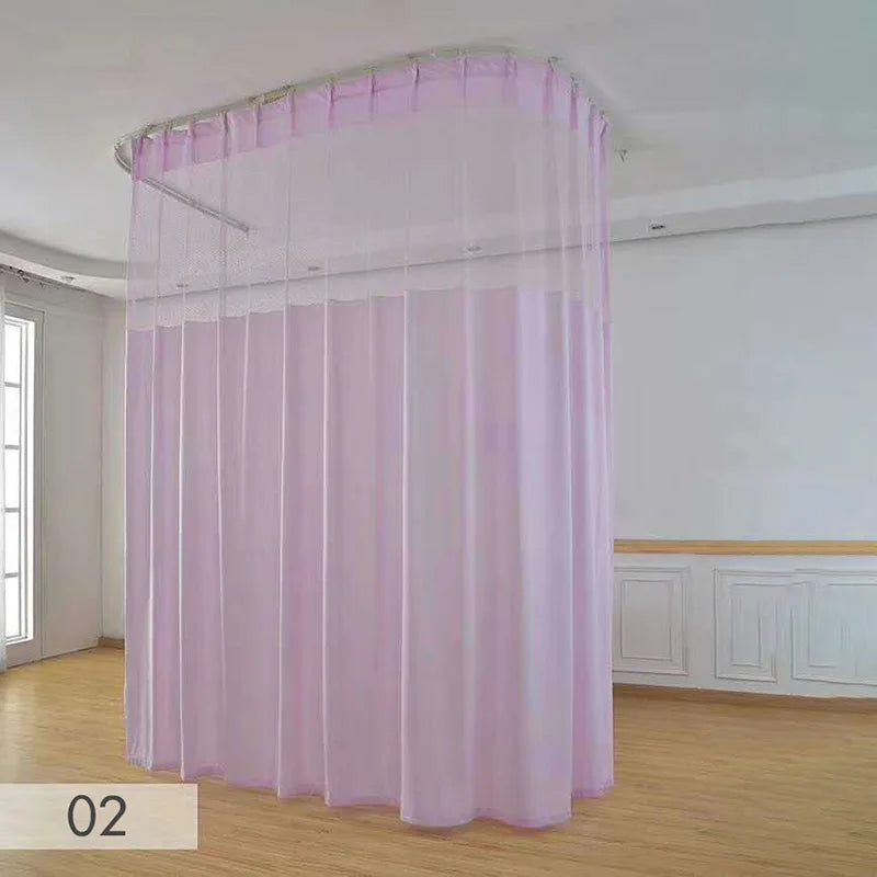 fachgo | Hospital Medical Curtain Beauty Salon Curtains SPA Patient Blind Drapes Private Drape Window Treatment Panel Drapes With Hooks