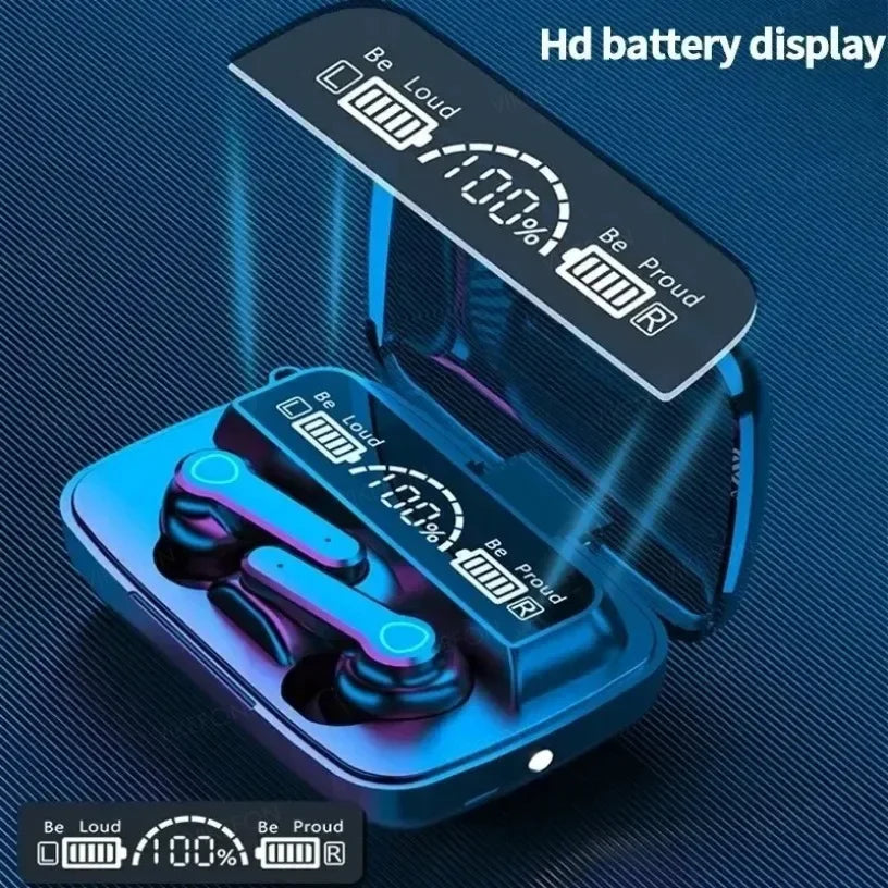 fachgo | Original M19 Bluetooth Headset Wireless In-Ear Sports Intelligente Touch Led Displaymirror Warehouse Charging Treasure Earphone