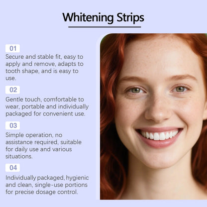 Purple Teeth Whitening Strips – Mint Fresh, Gentle Brightening Patches