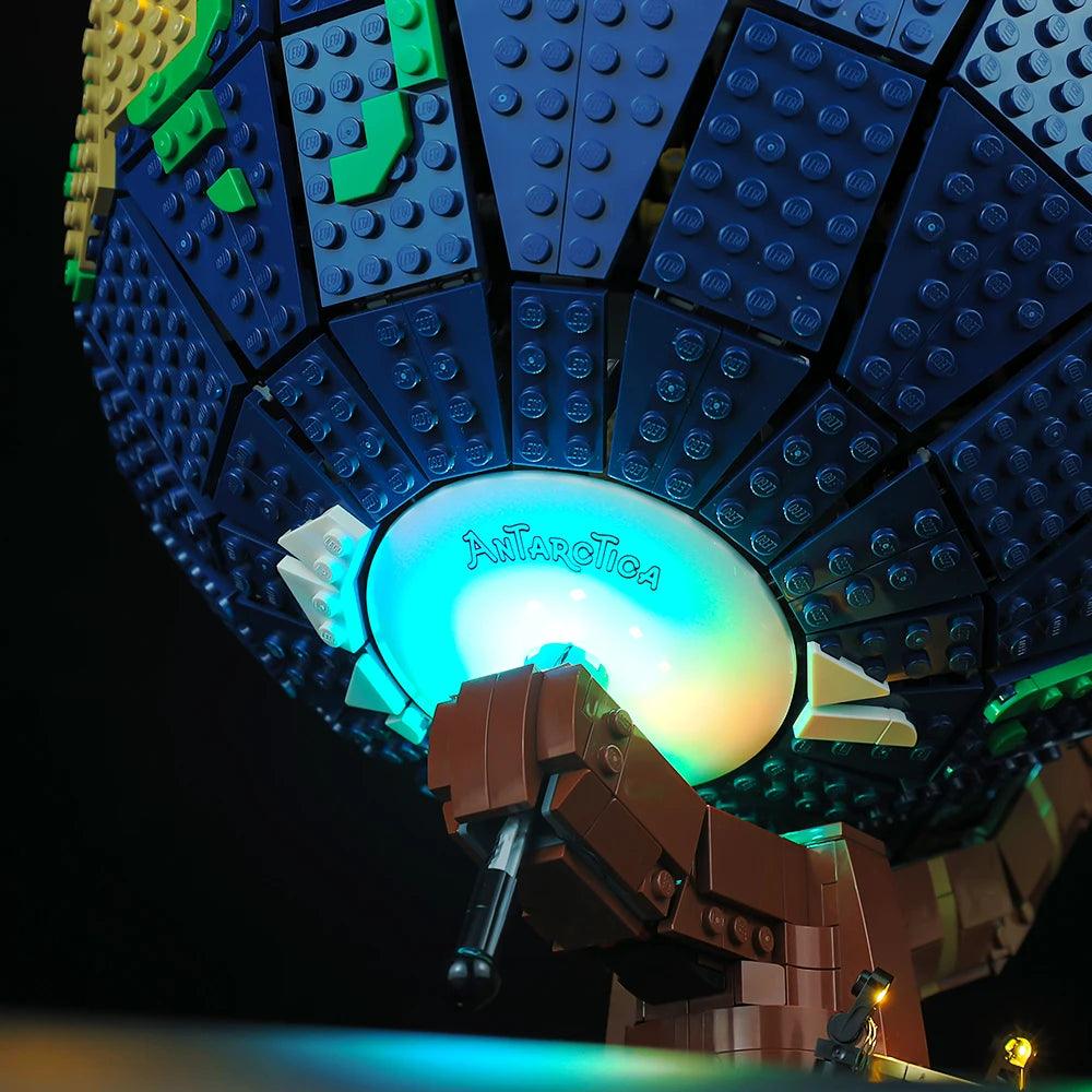LED Lighting & Nameplate Options for The Globe 21332