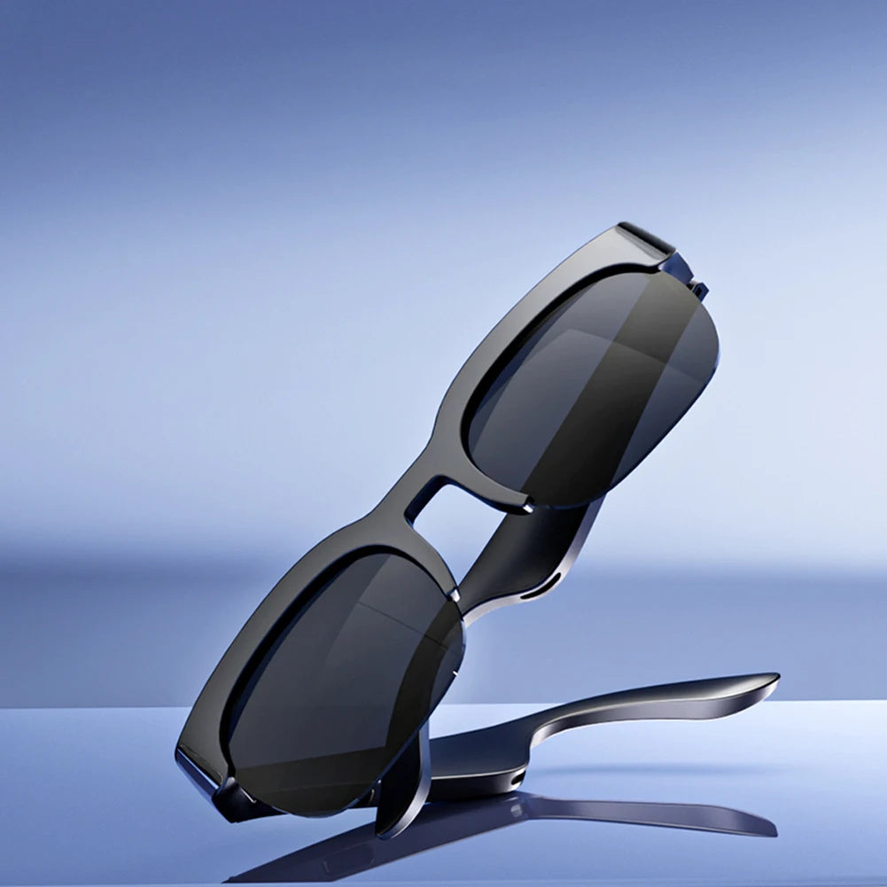 fachgo | Smart Glasses with AI Translator Hands-Free Music & Calls BT Sunglasses UV Protection Outdoor Sports Headphones for Men Women