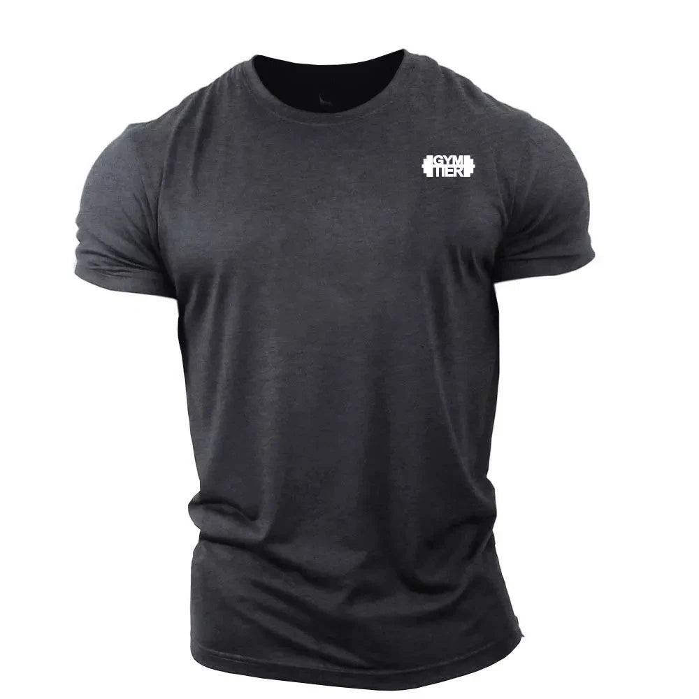 fachgo | GYMTIER Gym T-Shirt | UK Bodybuilding Top Gym Clothing Vest Workout Training Mens T Shirts T Shirts for Men