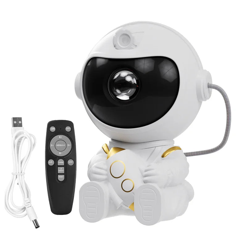 Astronaut Galaxy Projector – LED Night Light