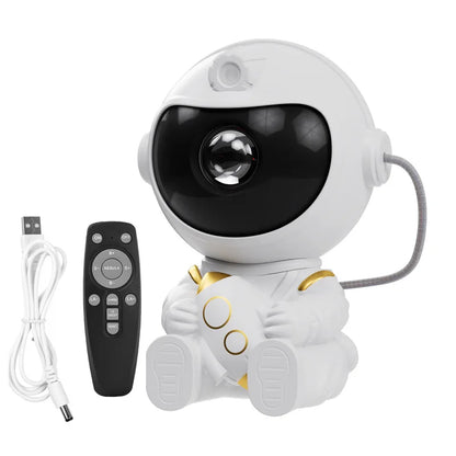 Astronaut Galaxy Projector – LED Night Light