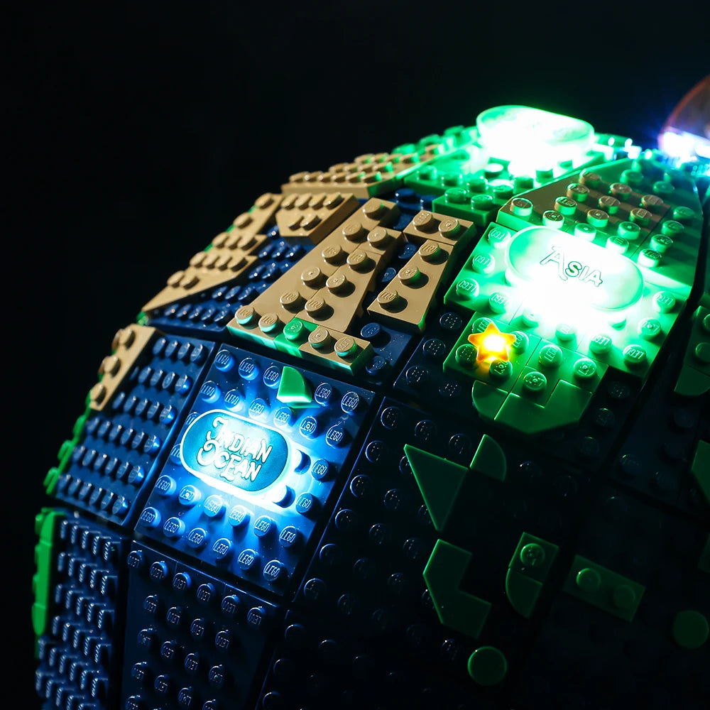 LED Lighting & Nameplate Options for The Globe 21332