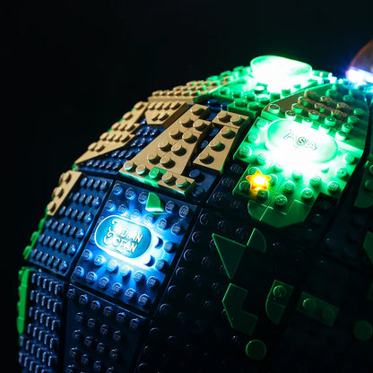 LED Lighting & Nameplate Options for The Globe 21332