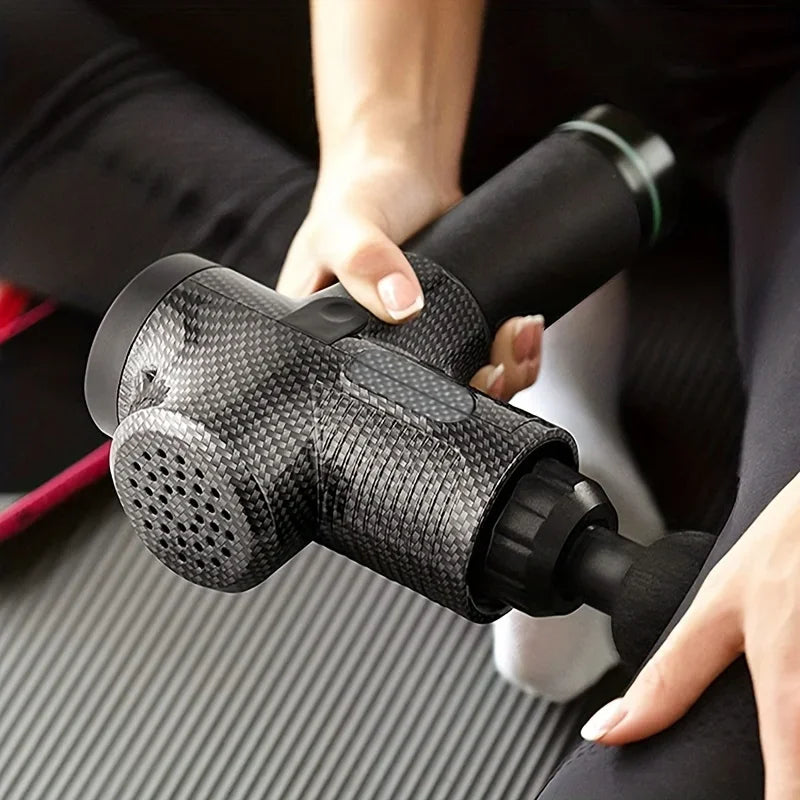 fachgo | Professional Massage Gun Massage Gun LCD Digital Display with 99 Levels for Adjusting the Body Arms Legs Back Deep Massage
