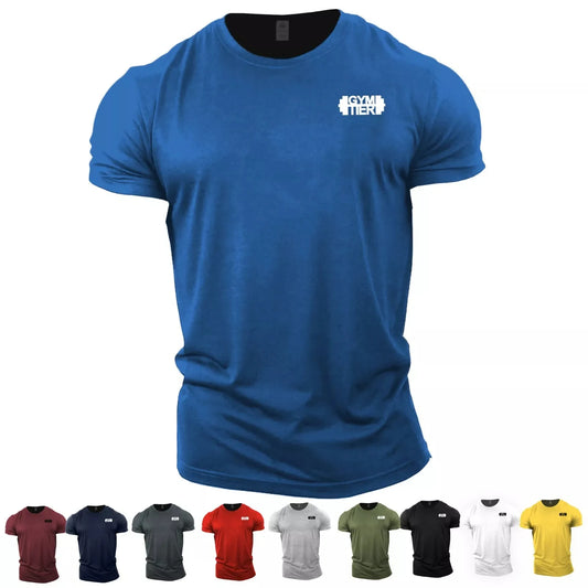 fachgo | GYMTIER Gym T-Shirt | UK Bodybuilding Top Gym Clothing Vest Workout Training Mens T Shirts T Shirts for Men