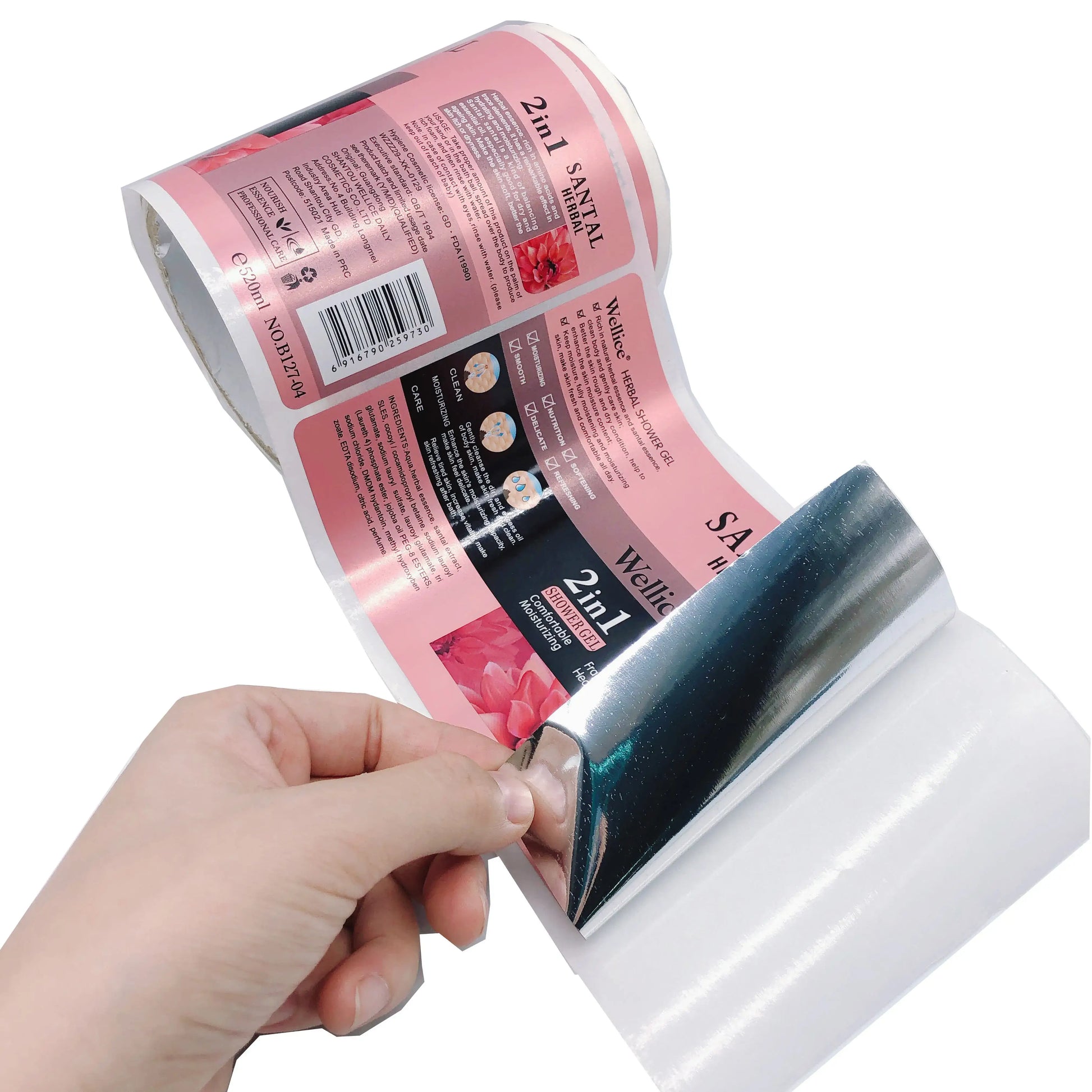 fachgo | Custom Cosmetic Labeling Waterproof Oil-resistant Beauty Product Packaging Labels Personalized Skincare Labeling