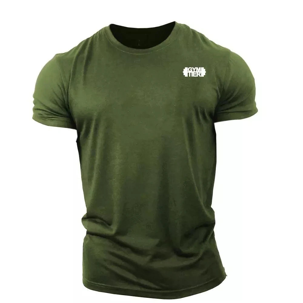 fachgo | GYMTIER Gym T-Shirt | UK Bodybuilding Top Gym Clothing Vest Workout Training Mens T Shirts T Shirts for Men