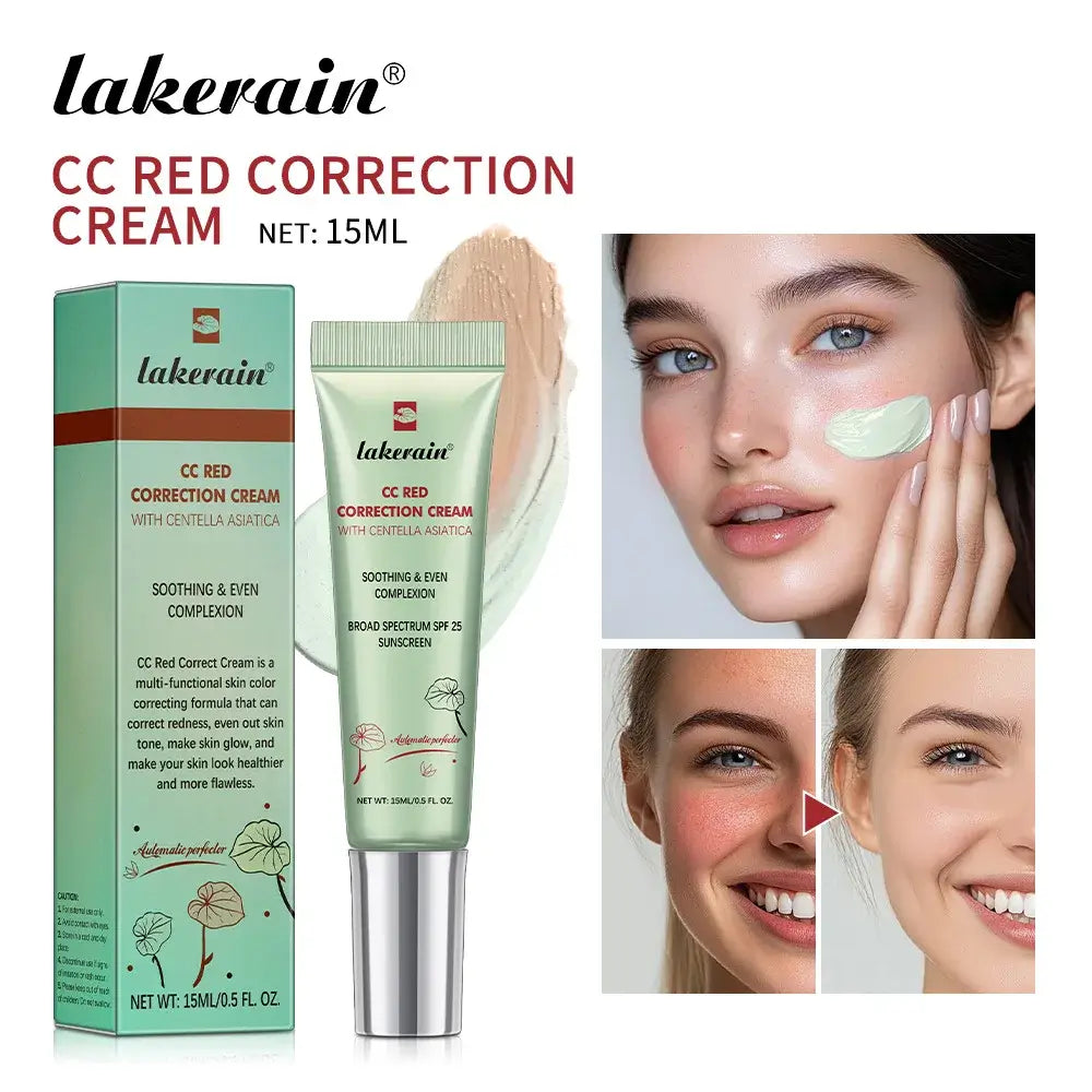 fachgo | 3 Color CC Cream Facial Centella Asiatica Repair BB Cream Brightening Natural Concealer Whitening Liquid Foundation Cosmetics