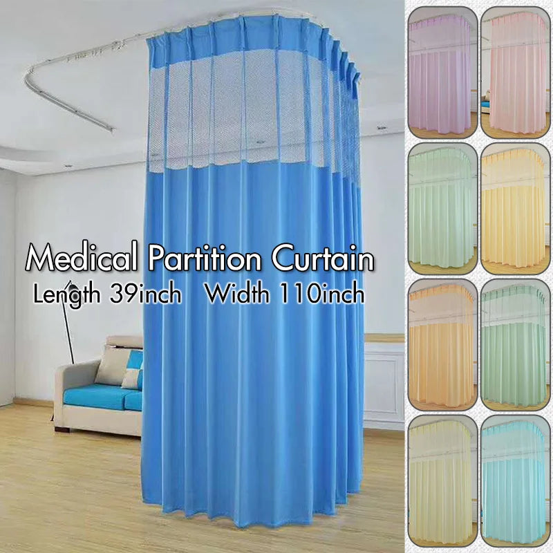 fachgo | Hospital Medical Curtain Beauty Salon Curtains SPA Patient Blind Drapes Private Drape Window Treatment Panel Drapes With Hooks