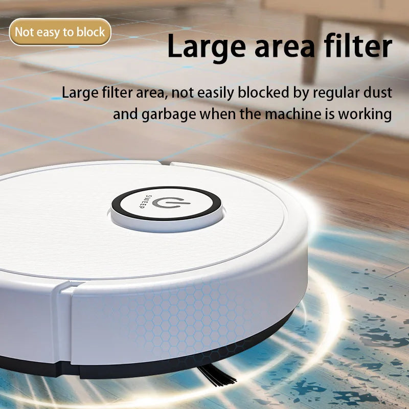 Lenovo 3-in-1 Intelligent Robot Vacuum Cleaner 6000Pa Strong Suction Sweep Mop Charge USB Robot For Pet Hair Hard Floor Cleaning