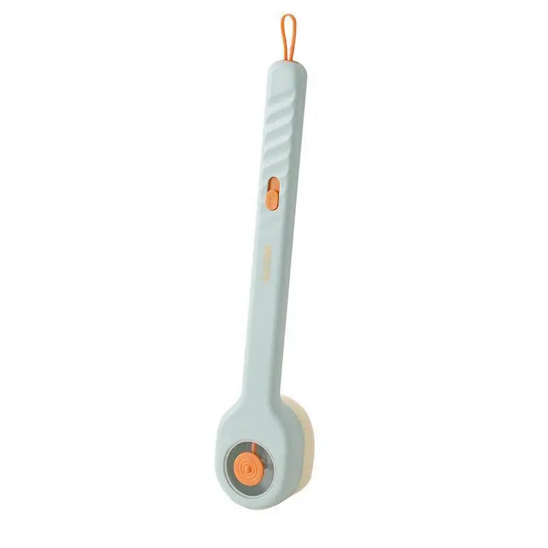 17 Inch Long Handle Bath Brush with Soap Dispenser Soft Bristles for Hard-to-Reach Back Shower Body Cleaning