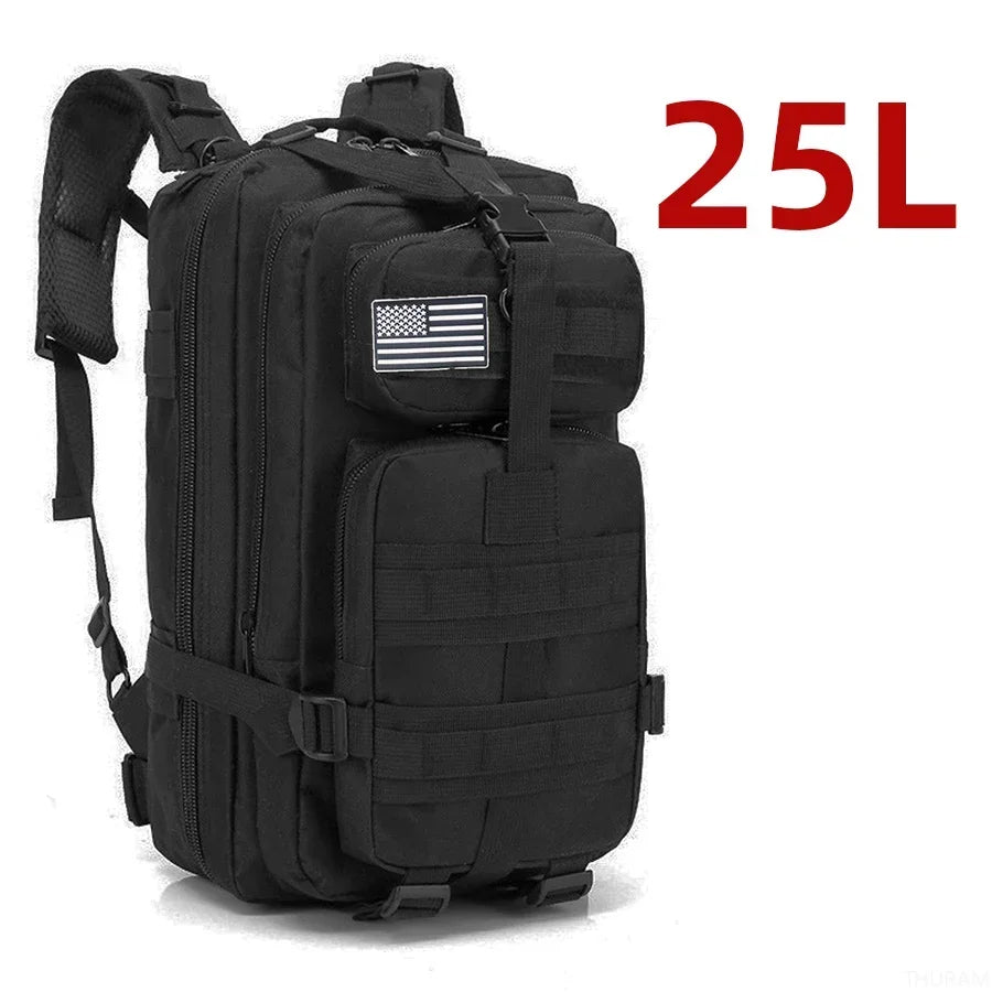 fachgo | 25L/50L 1000D Nylon Waterproof Trekking Fishing Hunting Bag Backpack Outdoor Rucksacks Tactical Sports Camping Hiking