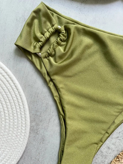 fachgo | Bandeau Push-Up Brazilian Bikini Set