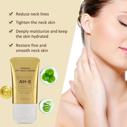 fachgo | ﻿ 120g Neck Firming Roller Cream Moisturizing Lifting Brighten Skin Fades Fine Lines Reduce Double Chin Massage Firm Neck Cream