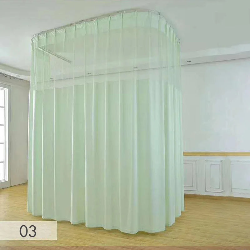 fachgo | Hospital Medical Curtain Beauty Salon Curtains SPA Patient Blind Drapes Private Drape Window Treatment Panel Drapes With Hooks