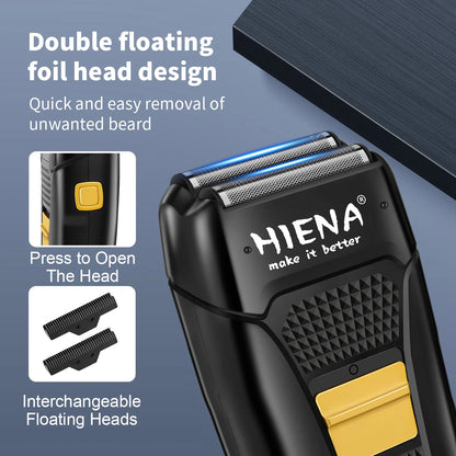 fachgo | HIENA hair clipper professional Hair cutting machine Barber shop electric shaving men's haircut machine Trimmer man