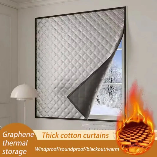 fachgo | Thermal Curtains for Cold Weather - Insulated, Blackout & Heat Retention - Heavy Duty Drapes for Living Room, Door Curtain