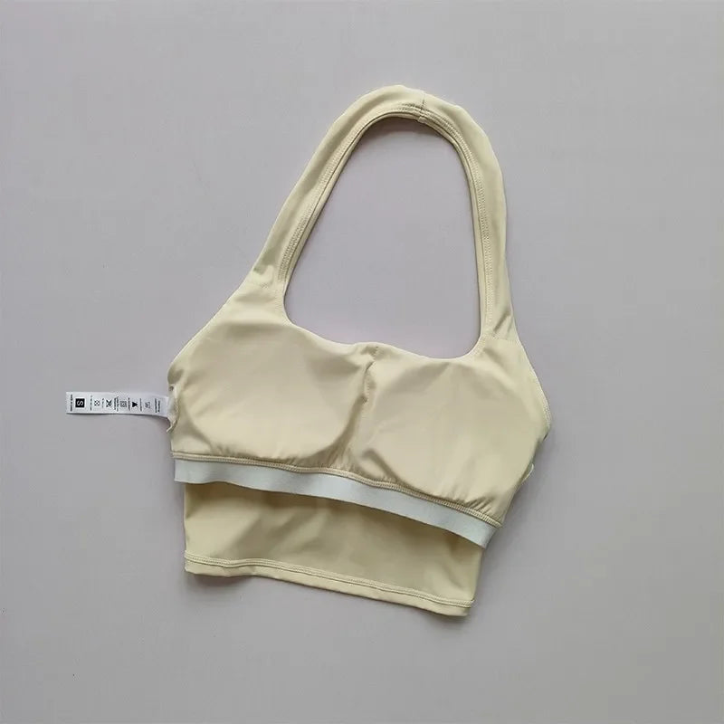 fachgo | Women’s Backless Sports Bra Crop Top