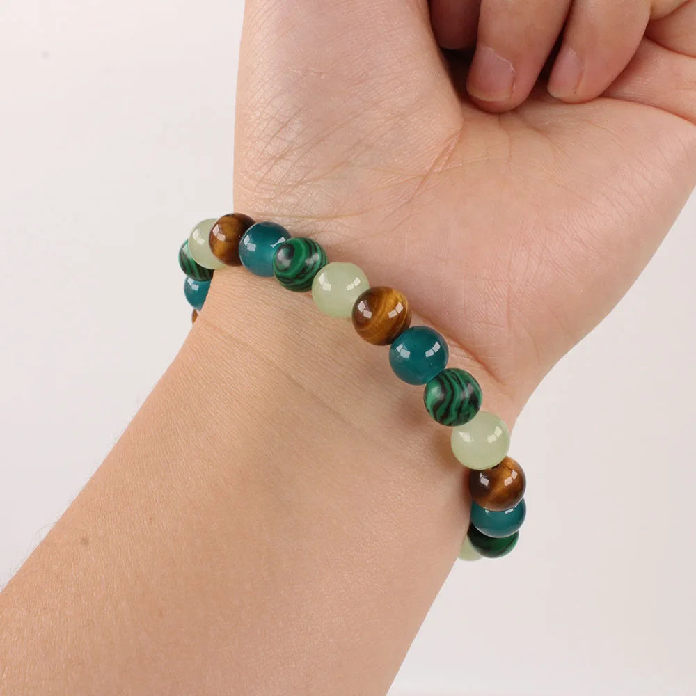 fachgo | Tiger Eye Stone Bohemian Bracelet for Women