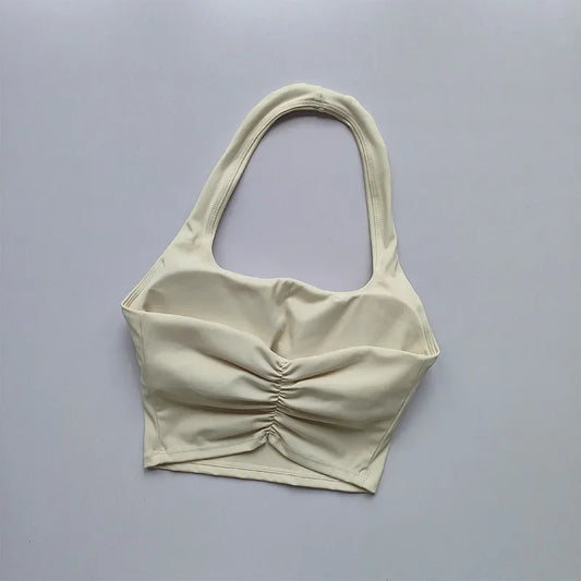 fachgo | Women’s Backless Sports Bra Crop Top