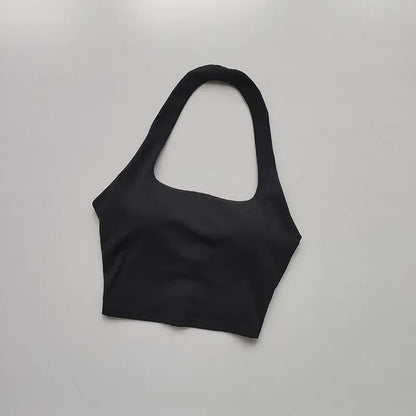 fachgo | Women’s Backless Sports Bra Crop Top