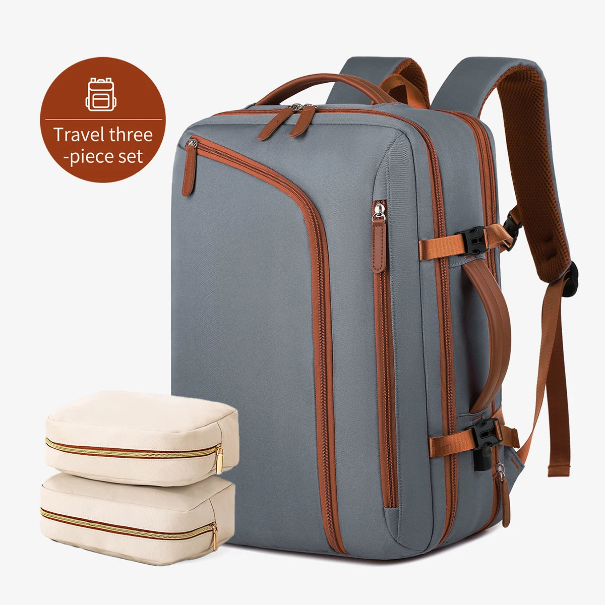 fachgo | Backpack Unisex New Simple Business Computer Backpack Outdoor Large Capacity Travel Bag Student School Bag Boys