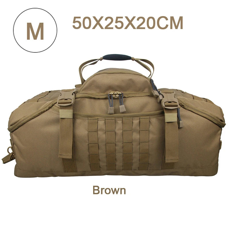 fachgo | LQARMY 30L 50L 80L Outdoor Mountaineering Bag Molle Tactical Backpack Large Duffel Bag Hiking Camping Travel Bags