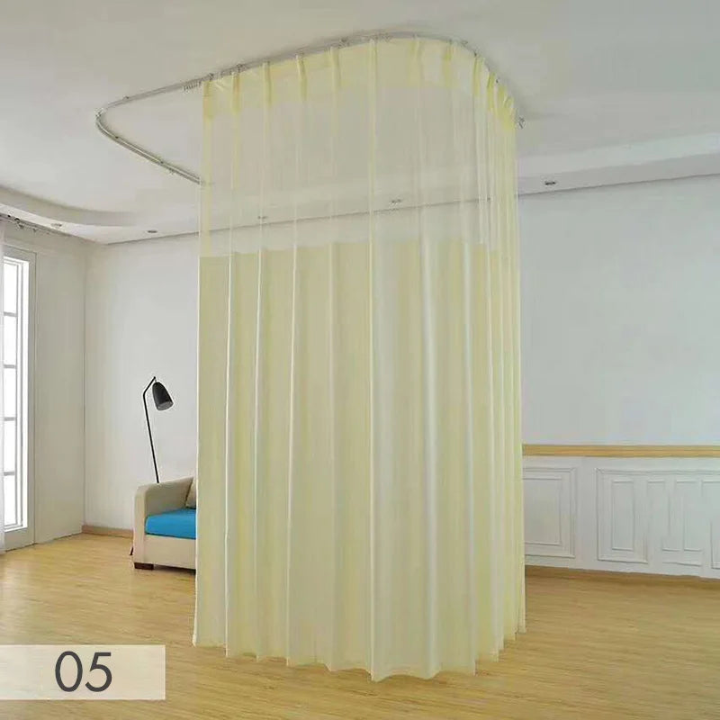 fachgo | Hospital Medical Curtain Beauty Salon Curtains SPA Patient Blind Drapes Private Drape Window Treatment Panel Drapes With Hooks
