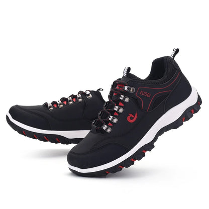 fachgo | Men Shoes Leather Casual Shoes For Men Sneakers Spring Autumn Winter Shoes For Male Tennis Lightweight Walking Shoes