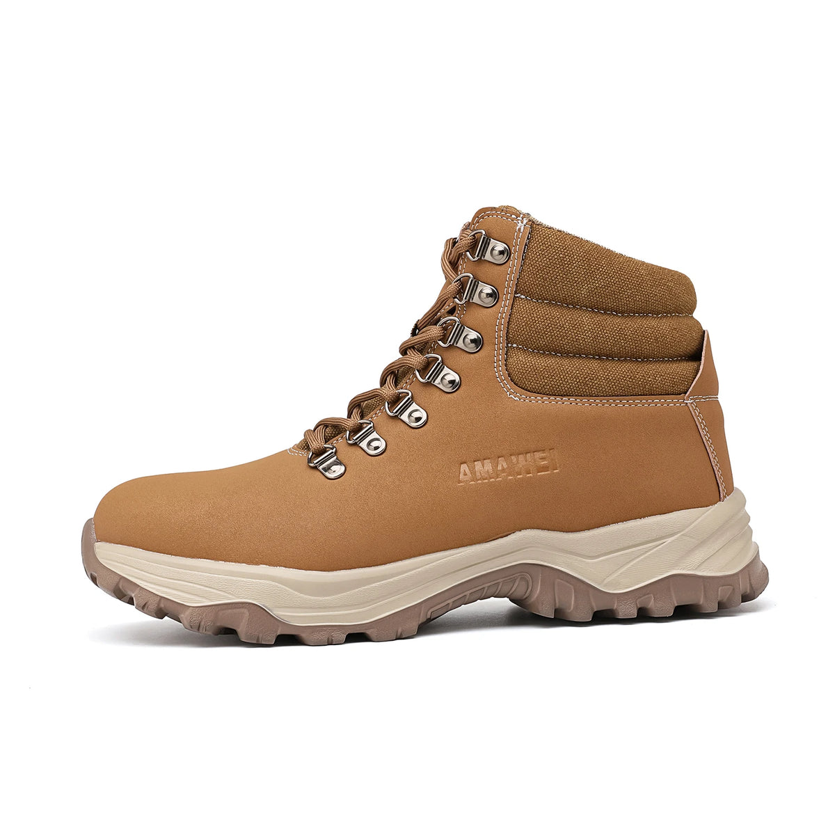 Safety Shoes for Men Waterproof Steel Toe Shoes Anti-smash Construction Boot Work Utility Shoes High Top Indestructible Shoes
