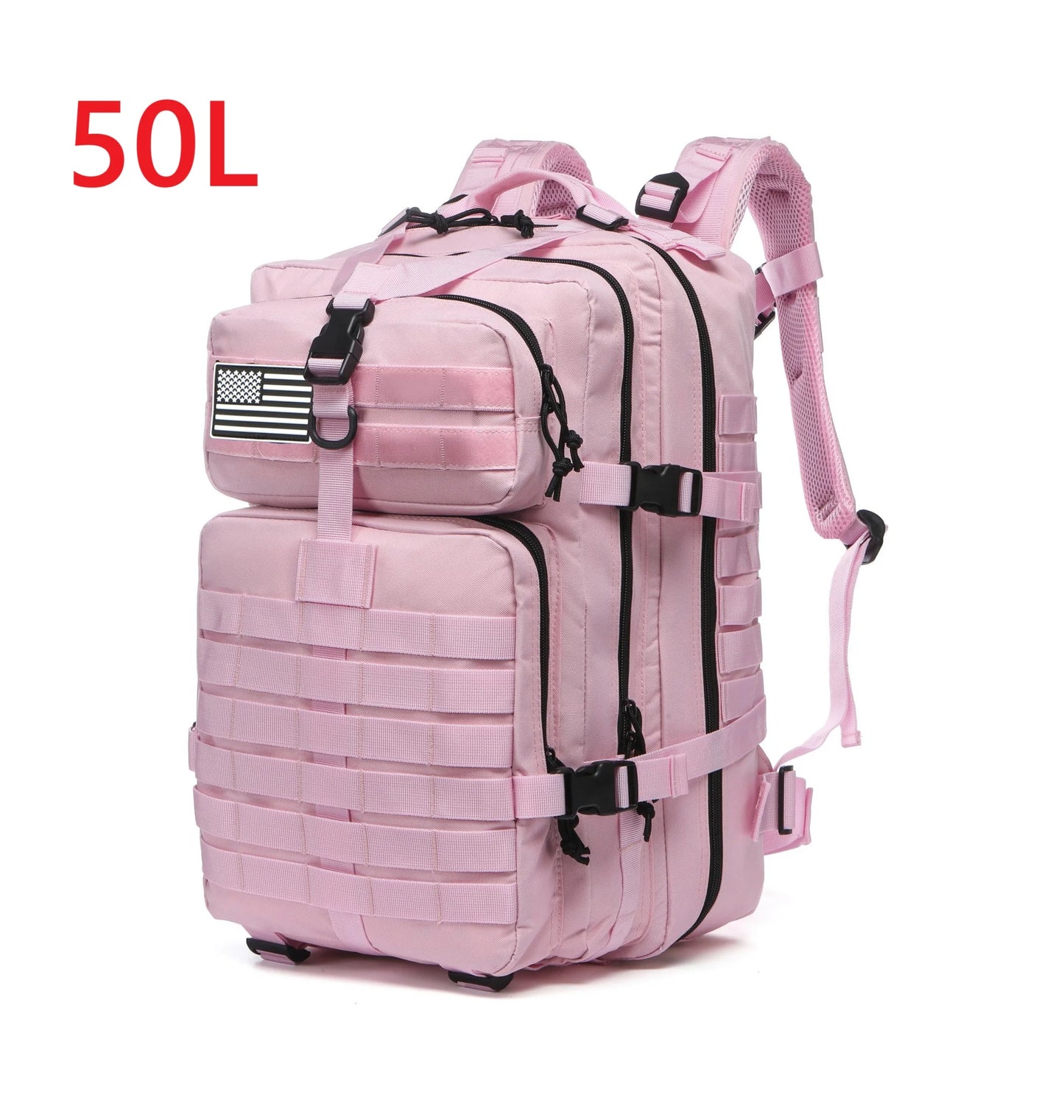 fachgo | 25L/50L 1000D Nylon Waterproof Trekking Fishing Hunting Bag Backpack Outdoor Rucksacks Tactical Sports Camping Hiking