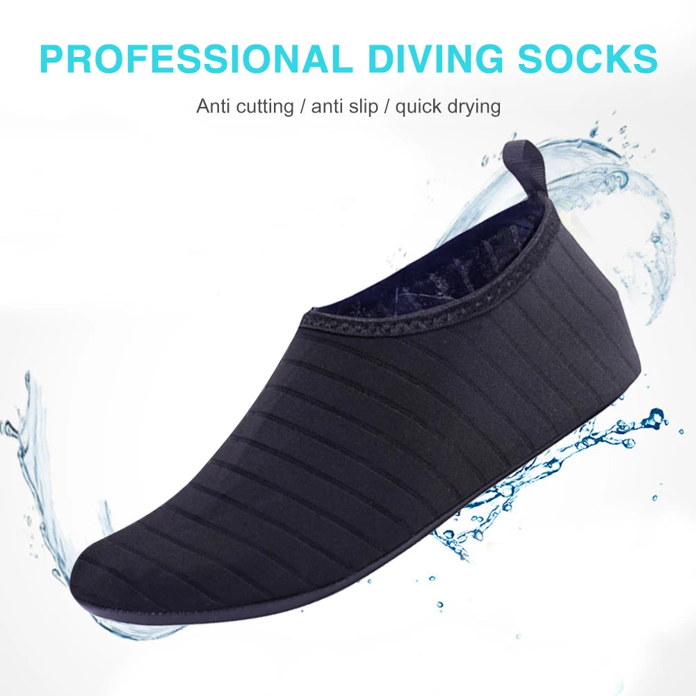 fachgo | 1 Pair Water Barefoot Shoes Women Men Quick-drying Swimming Diving Beach Socks Sneakers Snorkeling Accessories
